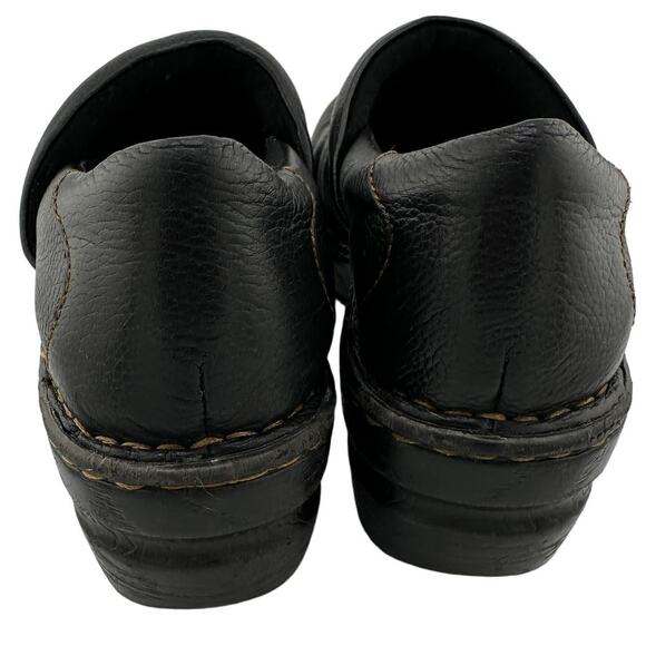 BOC Born Concept Shoes Womens 9M Peggy Clogs Black Leather Comfort Low - Picture 6 of 6